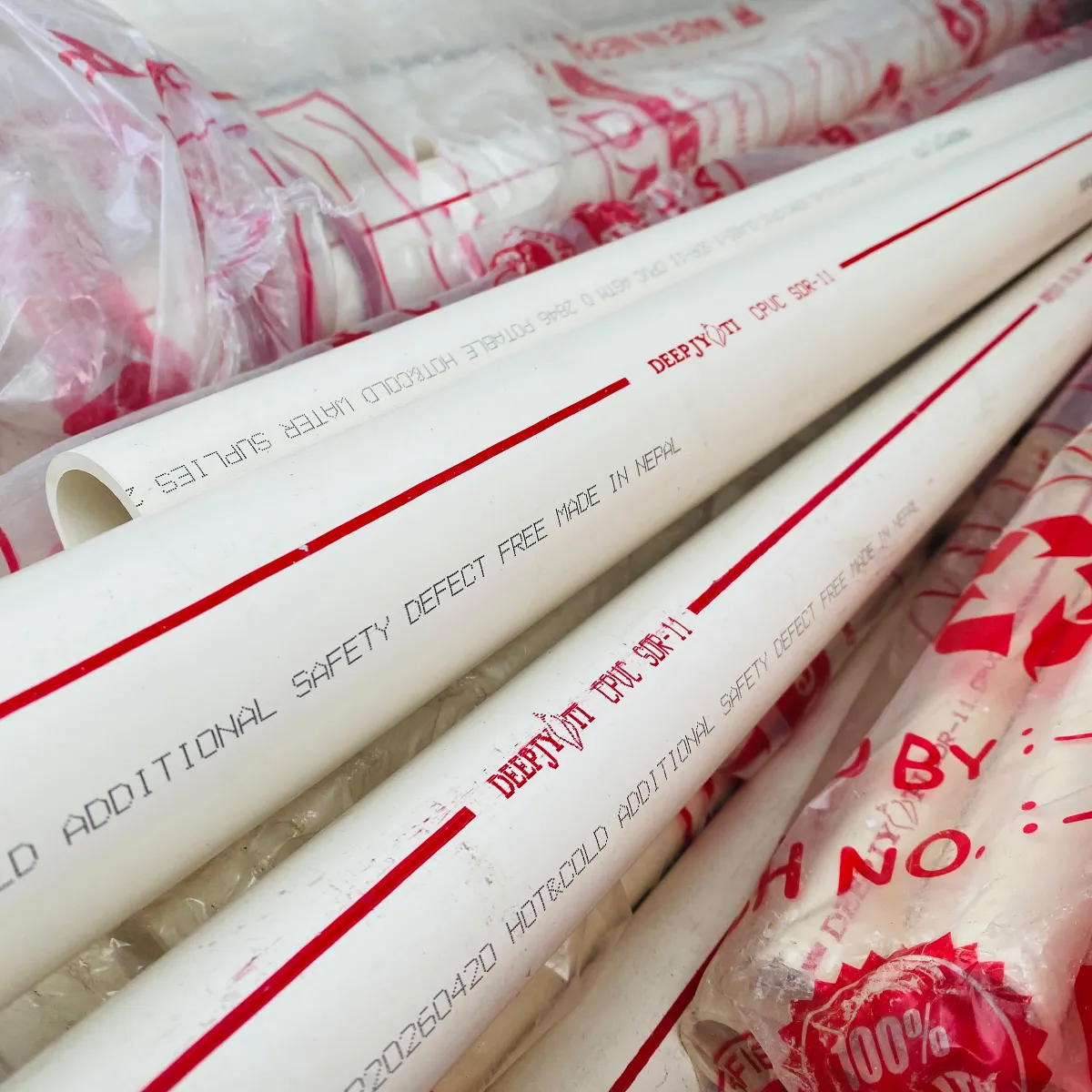 2" CPVC Pipe DeepJyoti ISO Certified | Durable Hot & Cold Water Strong Plumbing Solutions