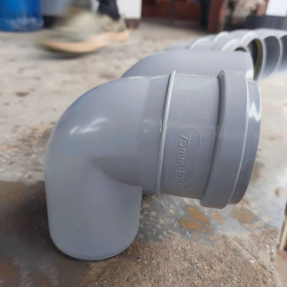 75mm PVC 90° ELBOW DeepJyoti Fittings | Durable Water & Plumbing Solution Fittings